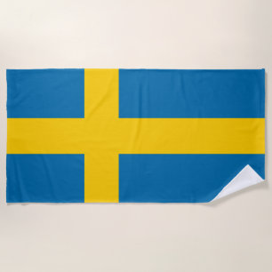 Sweden Beach Towel