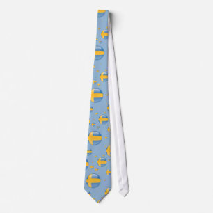 Sweden Bubble Flag Tie