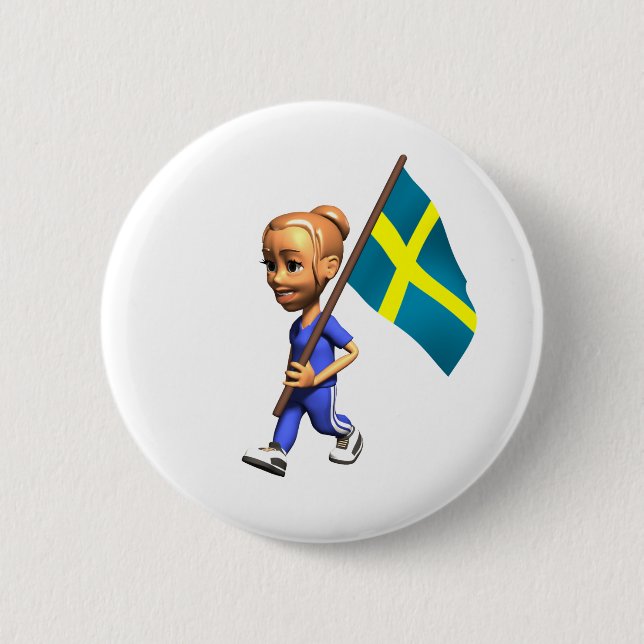 Sweden Button (Front)