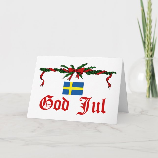 Sweden Christmas Holiday Card (Front)