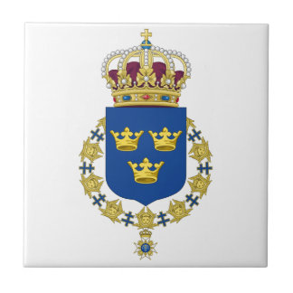 Sweden Coat of Arms Ceramic Tile