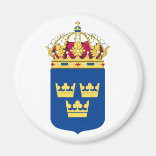 Sweden Coat of Arms Magnet