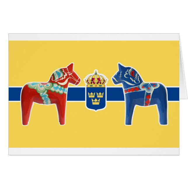 Sweden Dala Coat of Arms (Front Horizontal)