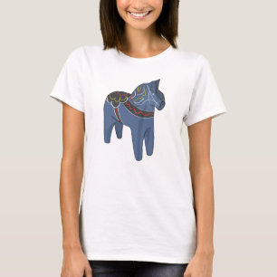 Sweden Dala Horse Dalecarlian Swedish T-Shirt