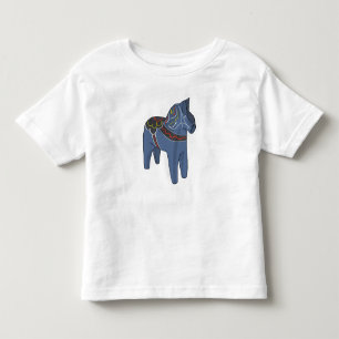 Sweden Dala Horse Dalecarlian Swedish Toddler T-Shirt