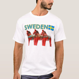Sweden Dala Horse T-Shirt