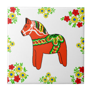 Sweden Dala Horse Tile