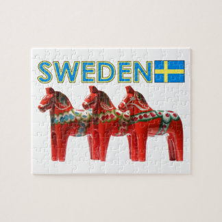 Sweden Dala Horses Jigsaw Puzzle