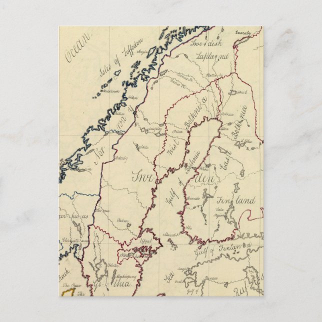 Sweden, Denmark, Norway 2 Postcard (Front)