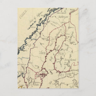 Sweden, Denmark, Norway 2 Postcard