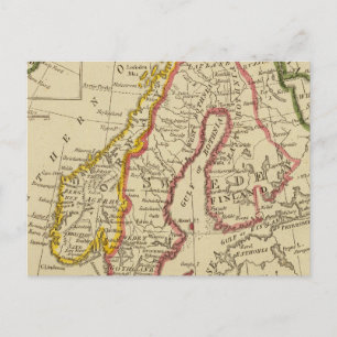 Sweden, Denmark, Norway, Finland, Iceland Postcard