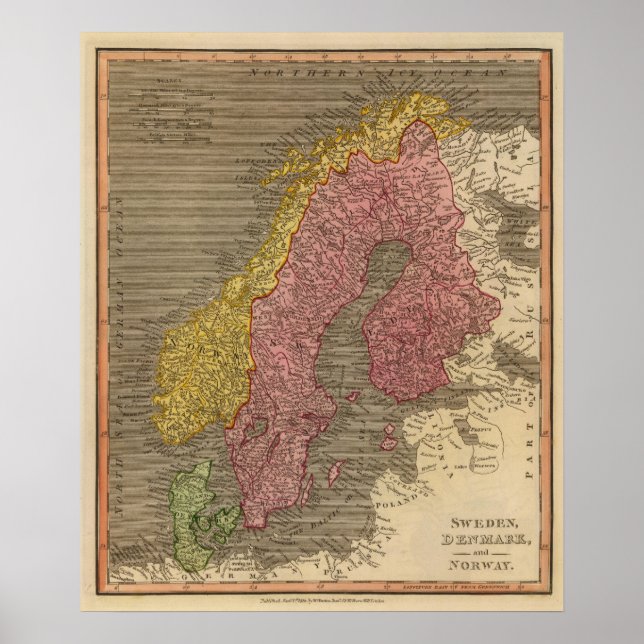 Sweden, Denmark, Norway Poster (Front)