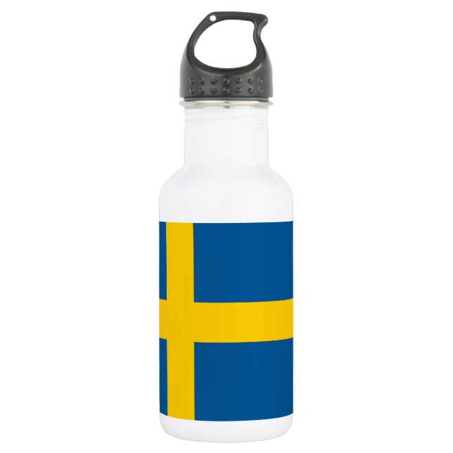 Sweden Flag 532 Ml Water Bottle (Front)