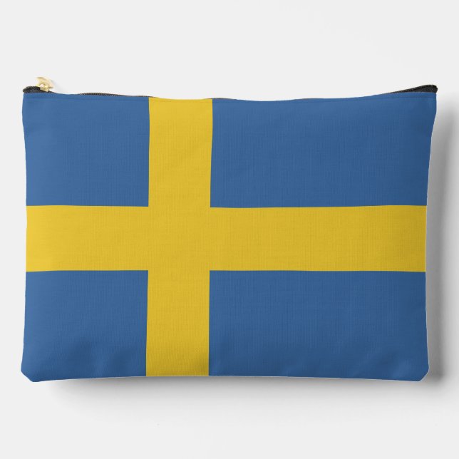 Sweden flag accessory pouch (Front)