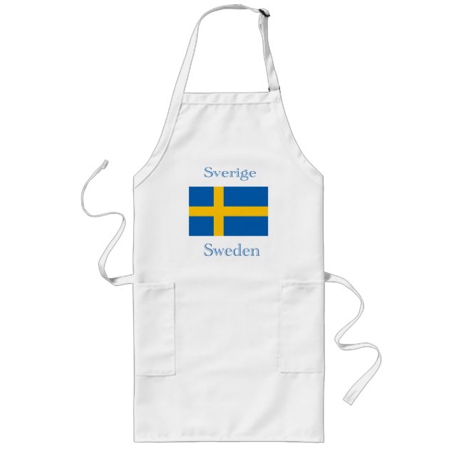 Sweden Flag Apron (Front)
