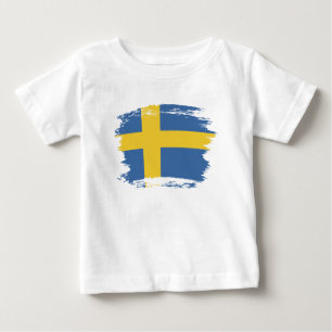 Sweden flag baby T-Shirt
