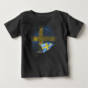 Sweden flag baby T-Shirt