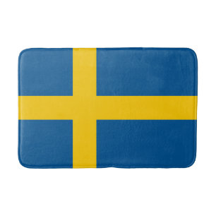 Sweden Flag Bath Mat