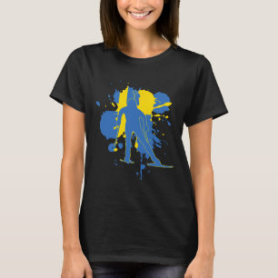 Sweden Flag Biathlonist - Swedish Biathlon 1 T-Shirt