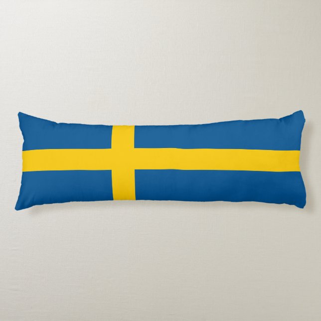 Sweden Flag Body Cushion (Front)