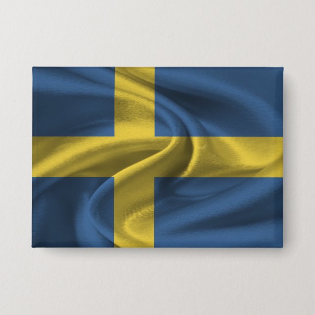 Sweden Flag Button (Front)