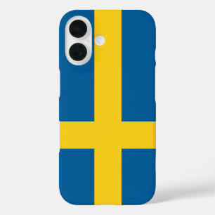 sweden flag iPhone 16 case
