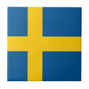 Sweden Flag Ceramic Tile