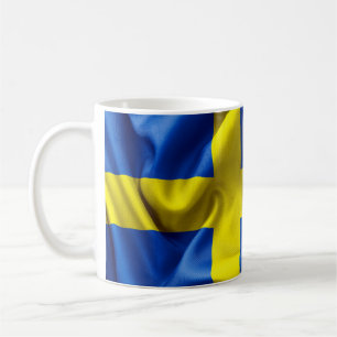 Sweden Flag Classic White Mug