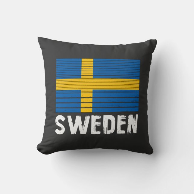 Sweden Flag Cushion (Front)