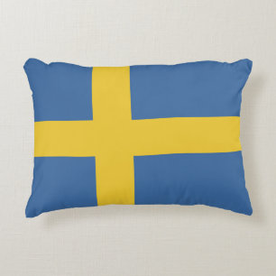 Sweden flag decorative cushion