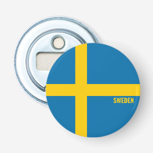 Sweden Flag Delightful Patriotic Bottle Opener
