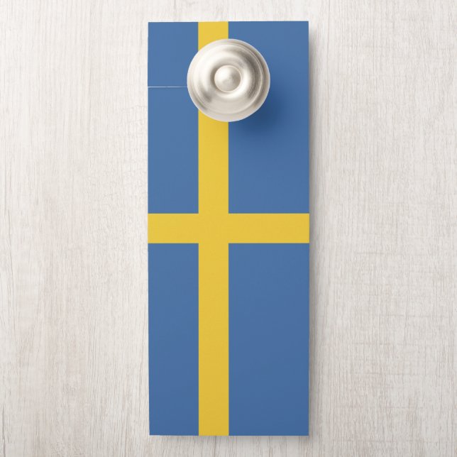 Sweden flag door hanger (On Knob)