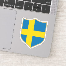 Sweden Flag Emblem Patriotic Travel