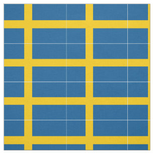 Sweden Flag Fabric