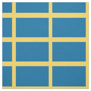 Sweden Flag Fabric
