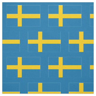 Sweden Flag Fabric