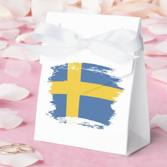 Sweden flag favour box (Wedding)