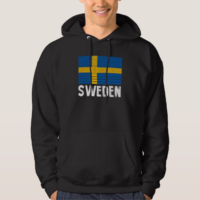 Sweden Flag Hoodie (Front)