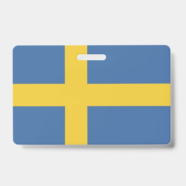 Sweden flag ID badge (Front)