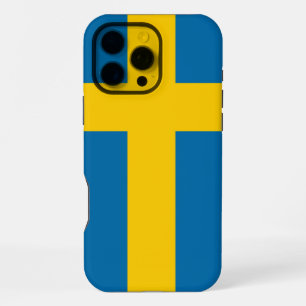 Sweden Flag iPhone 16 Pro Max Case