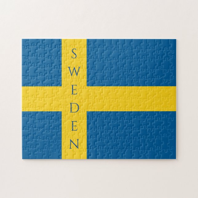 sweden flag jigsaw puzzle (Horizontal)