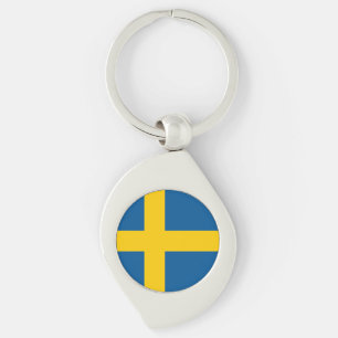 Sweden Flag Key Ring
