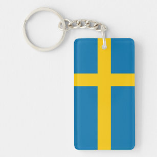 SWEDEN FLAG KEY RING