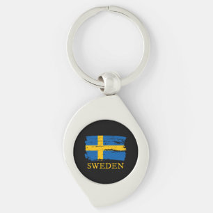 Sweden Flag Key Ring