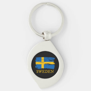 Sweden Flag Key Ring