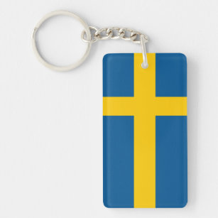 Sweden Flag Key Ring
