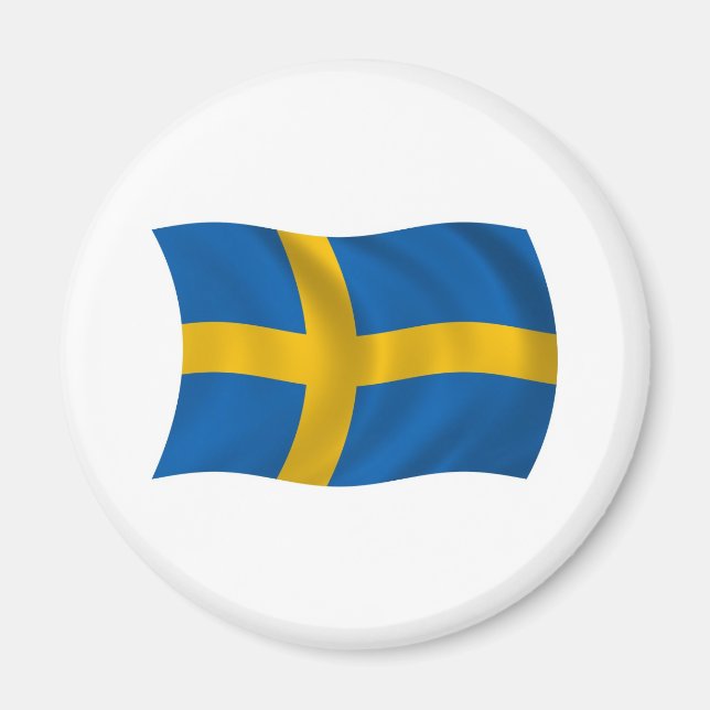 Sweden Flag Magnet (Front)