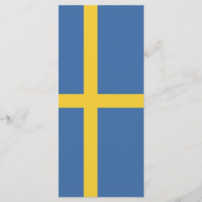 Sweden flag menu (Front)
