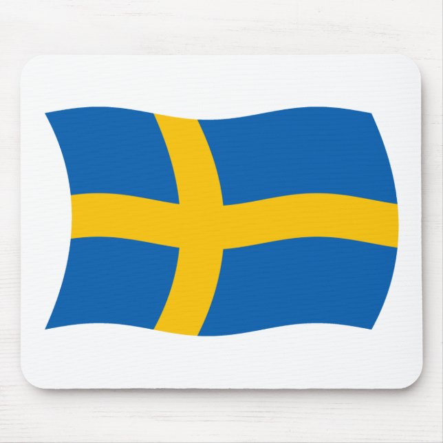 Sweden Flag Mousepad (Front)
