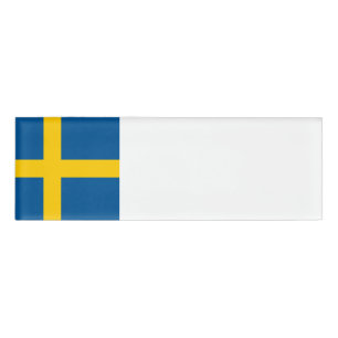 Sweden Flag Name Tag